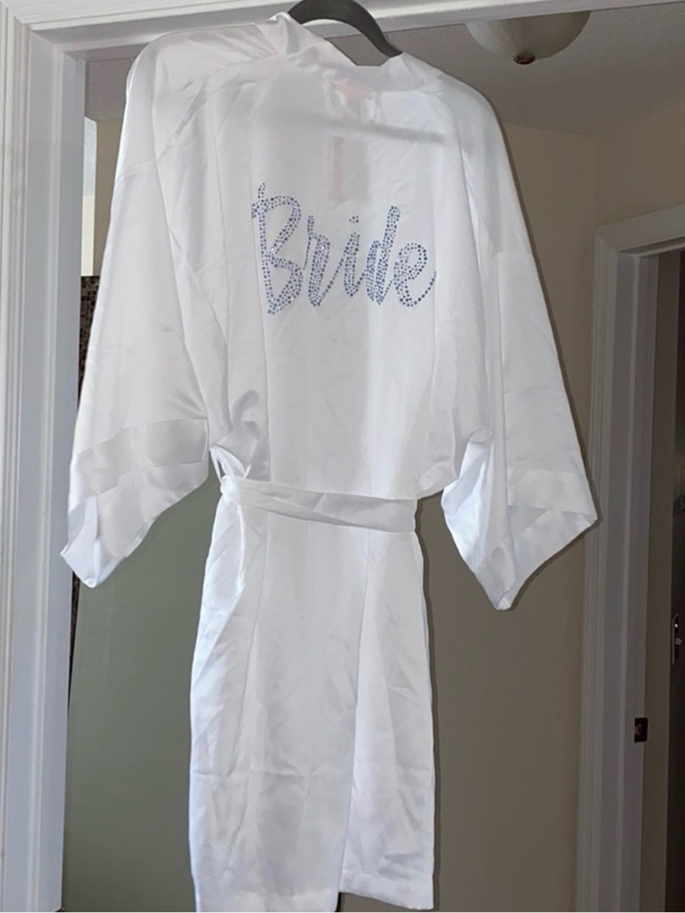 Victoria's Secret White Sleepwear Top with Silver Dot Accents